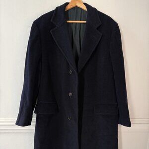 Ermenegildo Zegna Soft VTG Y2K Men's Rare Long Overcoat Wool Designer Archives